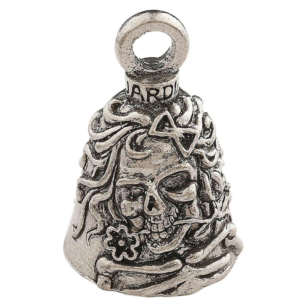 Biker Motorcycle Bells - Guardian Bell Lady Skull 3 Biker Motorcycle Bells - Guardian Bell Lady Skull