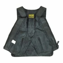 Jafrum LV750 Women's Black Bulletproof Style Biker Leather Motorcycle Vest 15 Jafrum LV750 Women's Black Bulletproof Style Biker Leather Motorcycle Vest -Motorcycle Helmets Shop 12399 53721.1661286413