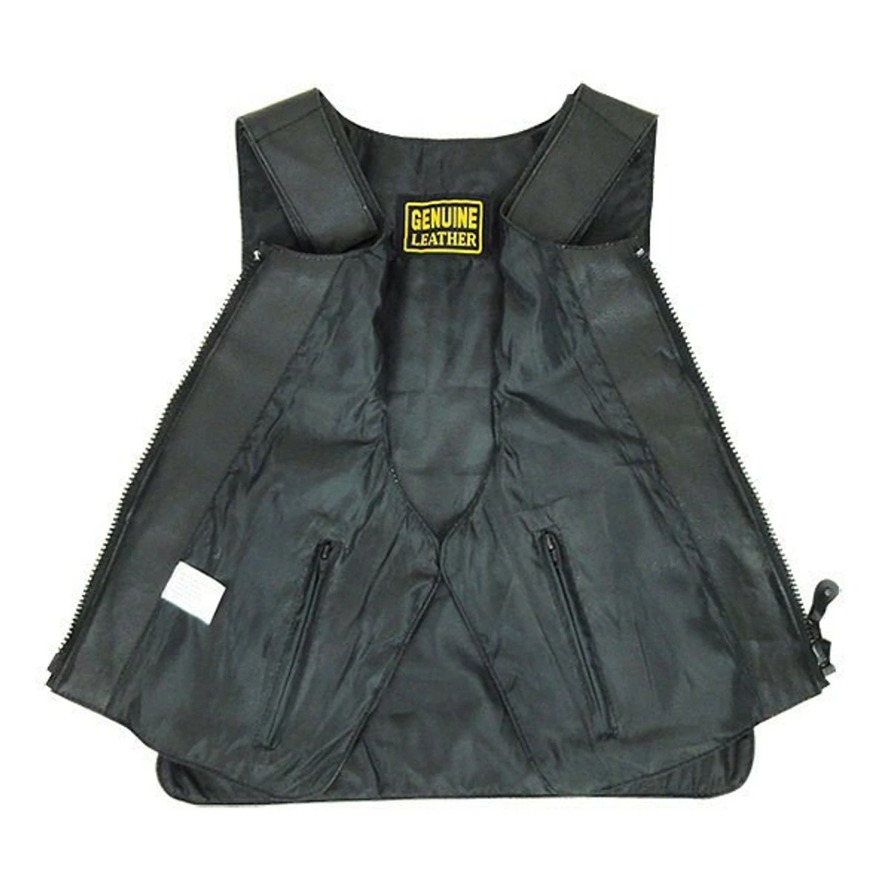 Jafrum LV750 Women's Black Bulletproof Style Biker Leather Motorcycle Vest 9 Jafrum LV750 Women's Black Bulletproof Style Biker Leather Motorcycle Vest - Image 7