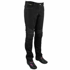 Womens Denim Motorcycle Pants With CE Armor -Motorcycle Helmets Shop 13955 79494.1661286233