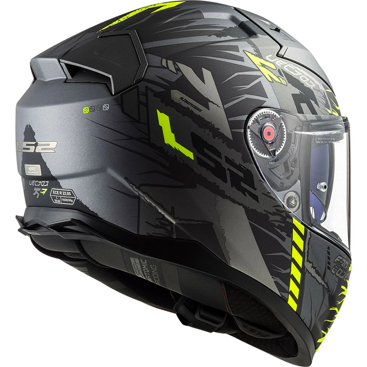 LS2 Citation II Techbot Full Face Motorcycle Helmet 3 LS2 Citation II Techbot Full Face Motorcycle Helmet