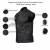 Zipper And Snap Closure Concealed Carry SOA Style Leather Vest-MV121 1 Zipper And Snap Closure Concealed Carry SOA Style Leather Vest-MV121 -Motorcycle Helmets Shop 1576380 58480.1676024525
