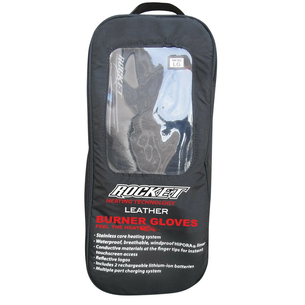 Joe Rocket Rocket Burner Heated Mens Leather Motorcycle Gloves 9 Joe Rocket Rocket Burner Heated Mens Leather Motorcycle Gloves - Image 7