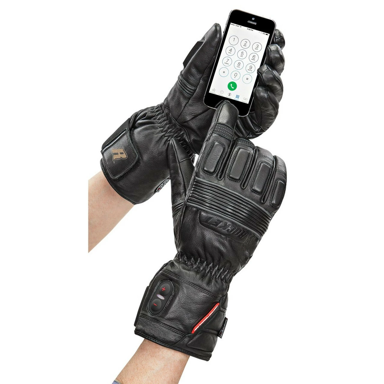 Joe Rocket Rocket Burner Heated Mens Leather Motorcycle Gloves 7 Joe Rocket Rocket Burner Heated Mens Leather Motorcycle Gloves - Image 5