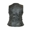 High Mileage HML1037DG Womens Distressed Gray Premium Cowhide Biker Motorcycle Leather Vest With Buckles 1 High Mileage HML1037DG Womens Distressed Gray Premium Cowhide Biker Motorcycle Leather Vest With Buckles -Motorcycle Helmets Shop 24699 86499.1661286208