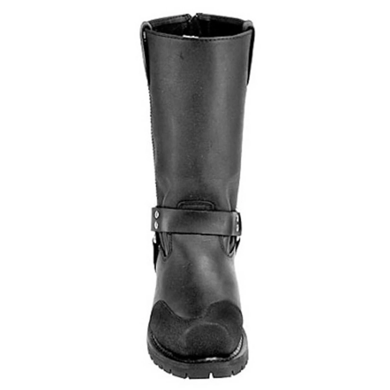 Mens Milwaukee Motorcycle Clothing Company MMCC Drag Harness Motorbike Biker Riding Black Leather Boots 7 Mens Milwaukee Motorcycle Clothing Company MMCC Drag Harness Motorbike Biker Riding Black Leather Boots - Image 5