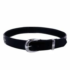 Western Vintage Motorcycle Style Coin Leather Belt