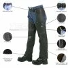 Vance VK801 Kids Boys Girls Childrens Biker Motorcycle Style Black Leather Chaps -Motorcycle Helmets Shop 31989 38728.1661286539