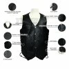 Vance MV106 Tall Size Mens Black Concealed Carry Ten Pocket Leather Vest 1 Vance MV106 Tall Size Mens Black Concealed Carry Ten Pocket Leather Vest -Motorcycle Helmets Shop 32062 51899.1661286528