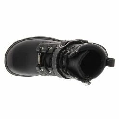 Womens Milwaukee Motorcycle Clothing Company MMCC Paragon Motorbike Biker Riding Black Leather Boots -Motorcycle Helmets Shop 32206 47344.1661286454