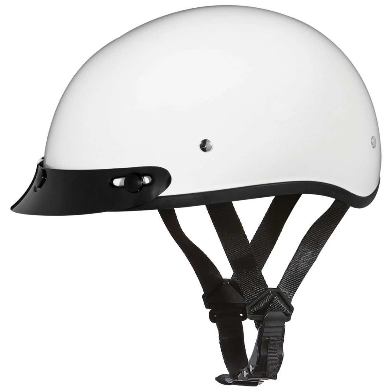 Daytona Skull Cap Half Helmet With Peak Visor 8 Daytona Skull Cap Half Helmet With Peak Visor - Image 6