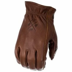 Highway 21 Louie Leather Motorcycle Gloves