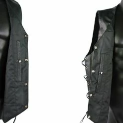 Vance VL907 Mens Black Premium Cowhide Leather Biker Motorcycle Vest With Buffalo Nickel Snaps And Conceal Carry Pocket 16 Vance VL907 Mens Black Premium Cowhide Leather Biker Motorcycle Vest With Buffalo Nickel Snaps And Conceal Carry Pocket -Motorcycle Helmets Shop 40269 87598.1661286448