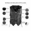 High Mileage HML1040 Womens Black Premium Cowhide Lace Side Biker Leather Vest 1 High Mileage HML1040 Womens Black Premium Cowhide Lace Side Biker Leather Vest -Motorcycle Helmets Shop 42914 06777.1661286466