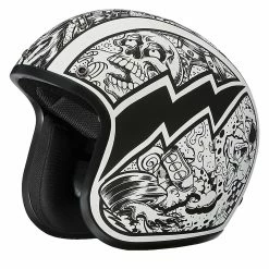 Daytona Cruiser Graffiti Helmet -Motorcycle Helmets Shop 43520 41582.1661286518