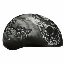Daytona Skull Cap Guns Helmet -Motorcycle Helmets Shop 43576 33716.1661286518