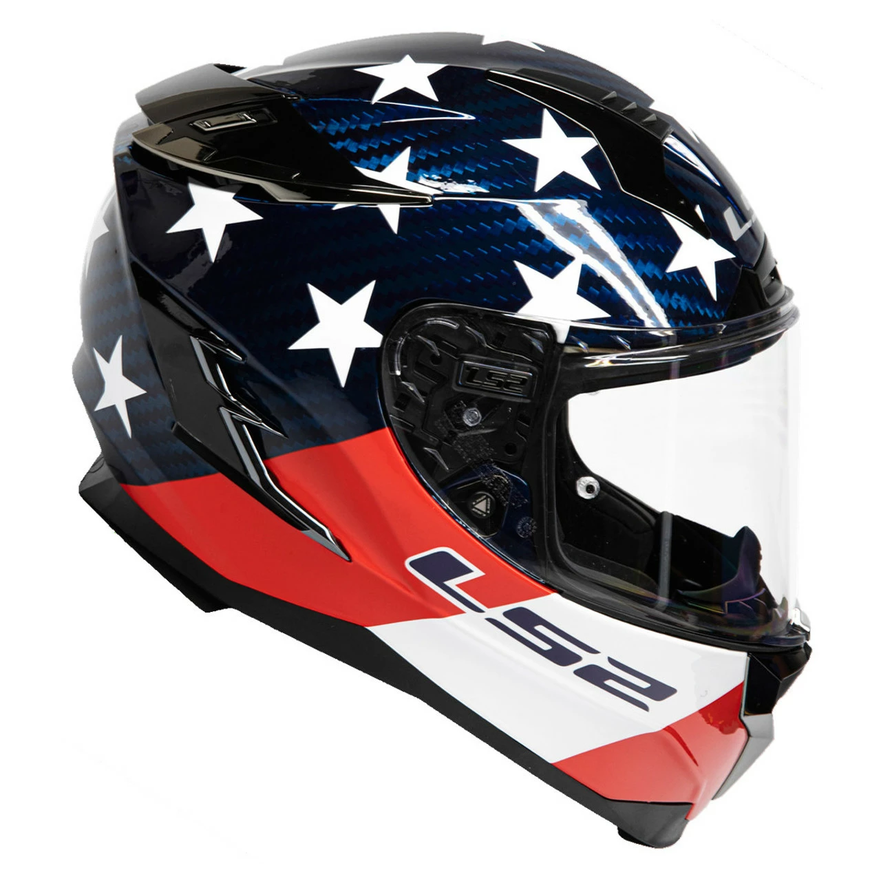 LS2 Challenger Carbon Americarbon Helmet 3 LS2 Challenger Carbon Americarbon Helmet