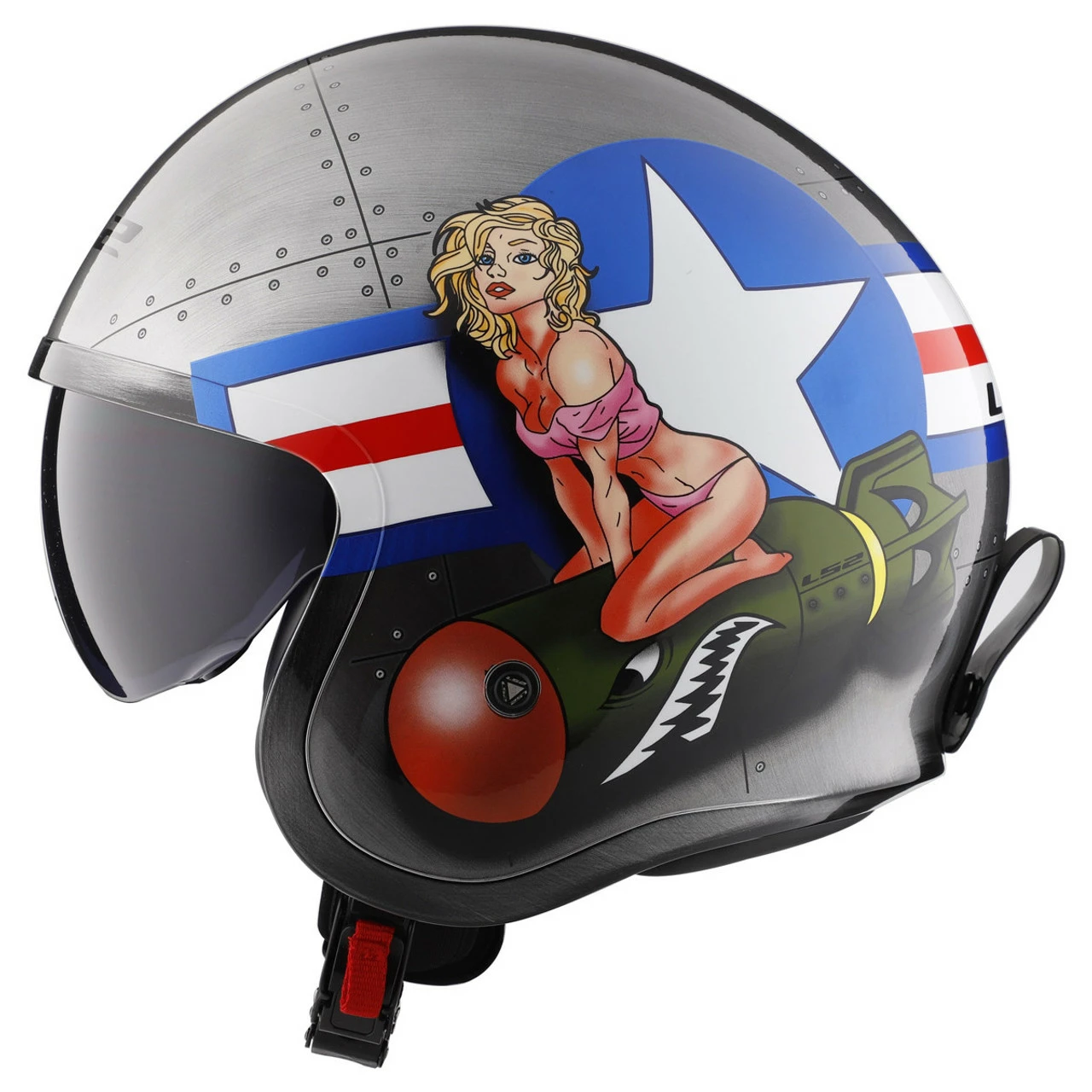 LS2 Spitfire Bomb Rider Helmet 4 LS2 Spitfire Bomb Rider Helmet - Image 2