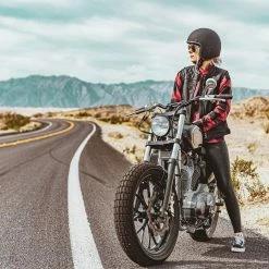 Highway 21 Women's Ava Leather Motorcycle Vest -Motorcycle Helmets Shop 48379 24136.1661286177