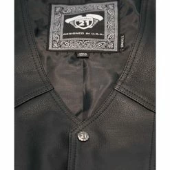 Highway 21 Six Shooter Leather Motorcycle Vest -Motorcycle Helmets Shop 49027 32894.1661286217