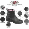 Joe Rocket Women's Trixie Motorcycle Riding Boots -Motorcycle Helmets Shop 49204 48168.1661286536