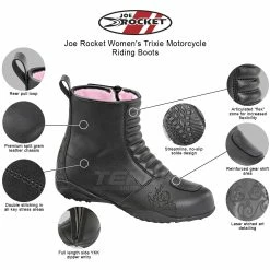 Joe Rocket Women's Trixie Motorcycle Riding Boots