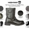 Highway 21 Primary Low Engineer Mens Motorcycle Riding Boots 1 Highway 21 Primary Low Engineer Mens Motorcycle Riding Boots -Motorcycle Helmets Shop 49248 36892.1661286588