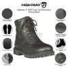 Highway 21 RPM Lace Up Motorcycle Riding Boots -Motorcycle Helmets Shop 49249 82006.1661286564