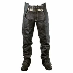 Vance Leather VL805S Mens And Womens All Season Black Zip-out Insulated Thermal Liner Biker Leather Motorcycle Chaps -Motorcycle Helmets Shop 51641 07875.1661286235
