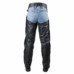 Vance Leather VL802S Mens And Womens All Season Black Zip-out Insulated Thermal Liner Braided Biker Leather Motorcycle Chaps -Motorcycle Helmets Shop 51684 31254.1661286439