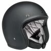 Biltwell Bonanza Flat Black Helmet -Motorcycle Helmets Shop 58789 89151.1661286329