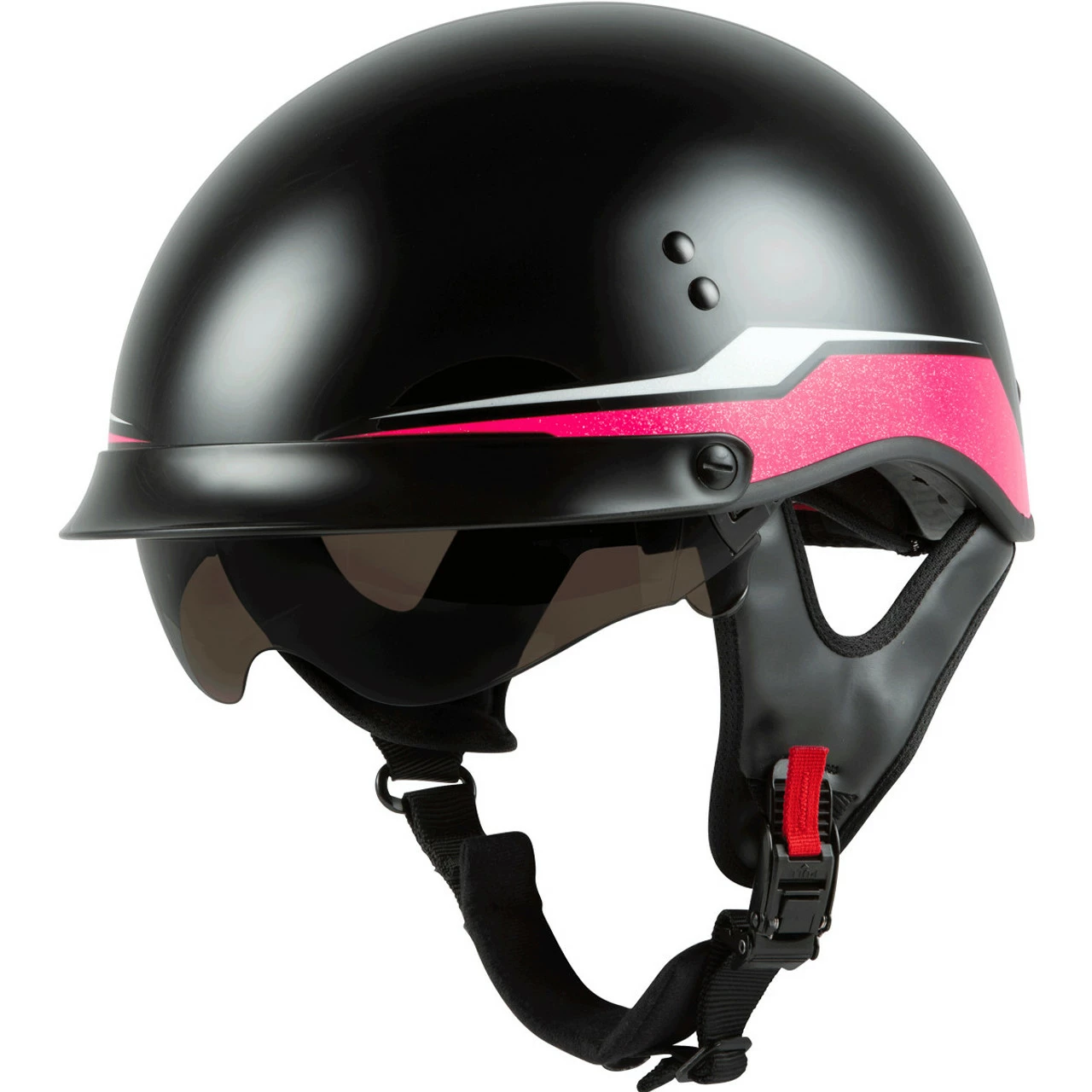 GMax Women's HH 65 Source Full Dressed Half Helmet 4 GMax Women's HH 65 Source Full Dressed Half Helmet - Image 2