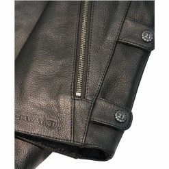 Highway 21 12 Gauge Leather Vest -Motorcycle Helmets Shop 65302 96680.1661286450