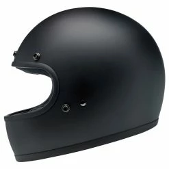 Biltwell Gringo ECE Flat Black Helmet -Motorcycle Helmets Shop 67392 39906.1661286375