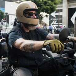 Biltwell Gringo ECE Gloss Coyote Tan Helmet -Motorcycle Helmets Shop 67490 11538.1661286427