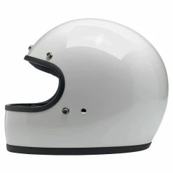Biltwell Gringo ECE Gloss White Helmet -Motorcycle Helmets Shop 67542 36611.1661286426