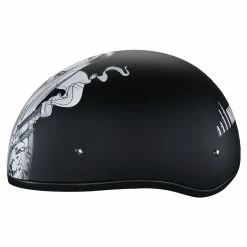 Daytona Skull Cap Make 'Em Pay Half Helmet -Motorcycle Helmets Shop 67824 69303.1661286286