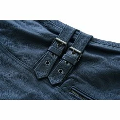 High Mileage HML1037B Womens Black Premium Cowhide Biker Motorcycle Leather Vest With Buckles 22 High Mileage HML1037B Womens Black Premium Cowhide Biker Motorcycle Leather Vest With Buckles -Motorcycle Helmets Shop 69211 41558.1661286560