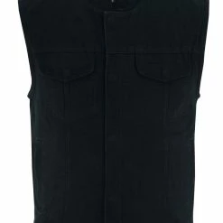 SOA Style Black Denim Club Vest