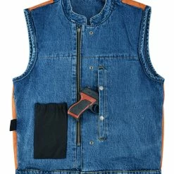 Sky Blue Denim Club Vest 13 Sky Blue Denim Club Vest -Motorcycle Helmets Shop 69997 12661.1661286327