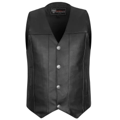 Vance VL906 Mens Black Premium Cowhide Leather Buffalo Nickel Biker Motorcycle Vest 10 Vance VL906 Mens Black Premium Cowhide Leather Buffalo Nickel Biker Motorcycle Vest -Motorcycle Helmets Shop 6 42885.1662482967