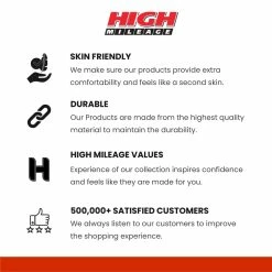 High Mileage HML838B Women's Black Premium Top Grain Goatskin Lady Biker Motorcycle Leather Chaps With Grommeted Twill And Lace -Motorcycle Helmets Shop 70169 28756.1661286530