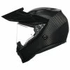 AGV AX9 Matte Carbon Helmet -Motorcycle Helmets Shop agv ax9 matte carbon helmet side view 29786.1615970943