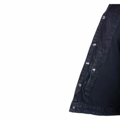 Denim Patch Holder Conceal Carry Pocket Vest -Motorcycle Helmets Shop denim patch holder gun pocket vest black inner view 57156.1572934627